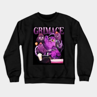 Grimace in 90s Y2k Style Tribute Crewneck Sweatshirt